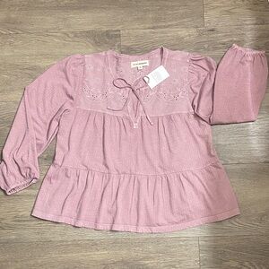 NWT Lucky Brand Pink Women's Top